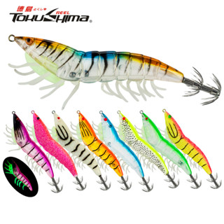 1 Máy Tính Dạ Quang Mực Tôm Jig Dụ Nước Mặn Gỗ Tôm Mồi Cứng Nhân Tạo Mực Spinner Mồi Câu Cá Jig Cho Bạch Tuộc Câu Cá.
