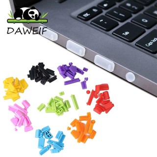 Daweif Chống Bụi Cắm 13 Cái / bộ Phụ Kiện Máy Tính Bảo Vệ Cho Laptop PC Máy Tính Bảng Cổng USB RJ45 Chống Bụi