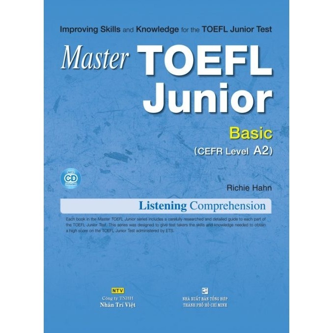 Sách - Master TOEFL Junior - Basic (Cefr Level A2) - Listening