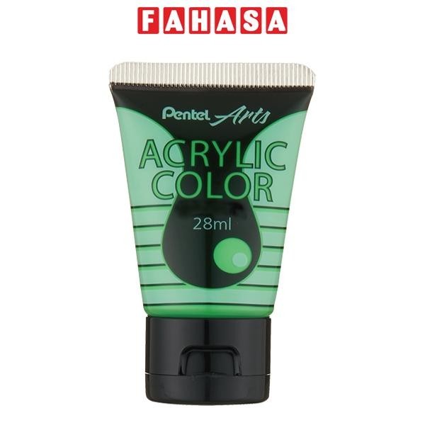 Tuýp Màu Vẽ Acrylic Pentel 28ml WA2-T84 - Fluorescent Green