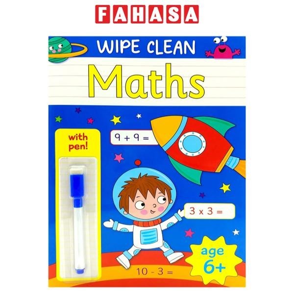 Wipe Clean Maths - Book With Pen Age 6+