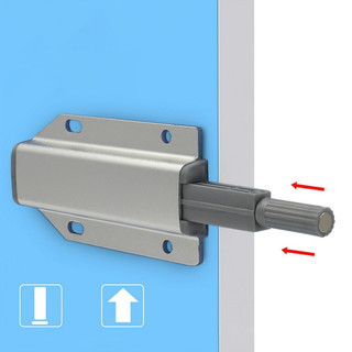 Dụng cụ nhấn mở hít cánh tủ nam châm inox,chốt nút hít nam châm nhấn nhả mở cửa-medaa