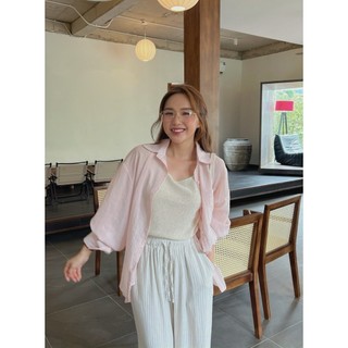 Áo sơ mi lụa tơ đuôi tôm SM-9022