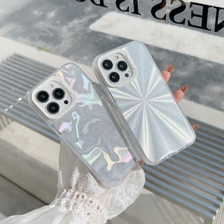 Ốp Điện Thoại Sang Trọng Lấp Lánh Aurora Cho iPhone 15 14 13 12 11 Pro Max Plus X XR Xs Max Cô Gái Dễ Thương Gradient Chống Sốc Ốp Lưng