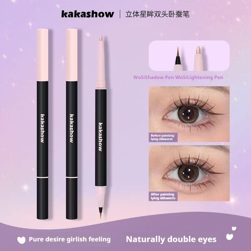 Kakashow Bút tằm hai đầu mắt ngôi sao ba chiều Kakashow