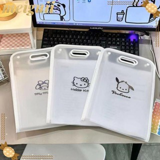 MEIGUII THƯ MỤC TẬP TIN A4, 13 TÚI THƯ MỤC PHONG BÌ LƯU TRỮ GIẤY KIỂM TRA, TÚI TÀI LIỆU IN HÌNH HOẠT HÌNH PP