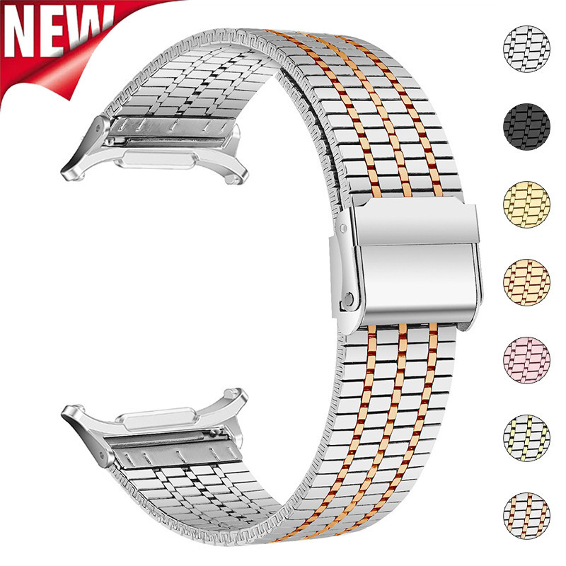 Không Khoảng Cách Dây Đeo Inox Cho Samsung Galaxy Watch 7 Ultra 47mm Dây Đeo Tay Kim Loại Cho Galaxy