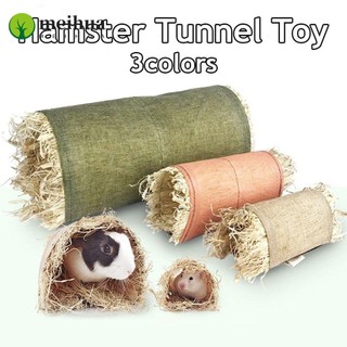 Meihua Chuột Lang Đường Hầm Cho Chuột Lang Chinchilla Ferret Chuột Hamster Phụ Kiện Rơm Thỏ Đồ Chơi Ống Cỏ Thỏ Tổ Thú Cưng Trò Chơi Đường Hầm