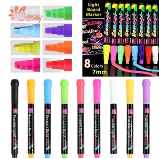 Jy1 Bút Phấn Lỏng Không Bụi Bảng Đen Graffiti Kính Cửa Sổ Tranh Nghệ Thuật Bút Đánh Dấu