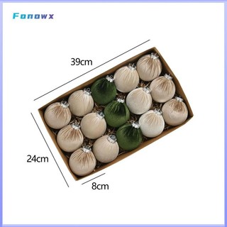 Set 15 Trái Châu Trang Trí Giáng Sinh