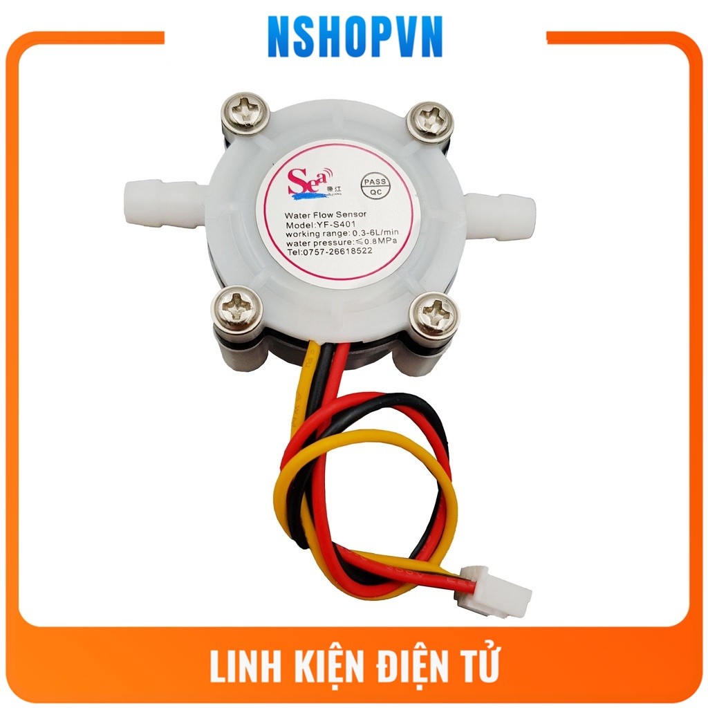 Cảm Biến Lưu Lượng Nước Máy Pha Chế