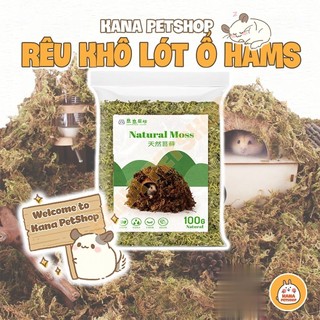 Rêu lót chuồng cho hamster,bò sát 🐹FREESHIP🐹 Rêu Tạo Ổ Tự Nhiên Cho Vật Nuôi