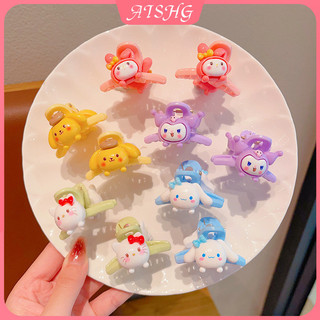 AISHG Mini Sanrio Kẹp Tóc Nhỏ Nữ Hoạt Hình Dễ Thương Cá Mập Kẹp Phụ Kiện Tóc