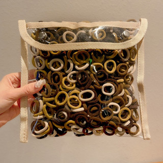 (400 chiếc) Dây buộc tóc thời trang Hàn Quốc cho lò nung Dây cao su đàn hồi cao dành cho nữ Dây buộc tóc giá rẻ