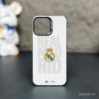 Real Madrid Câu Lạc Bộ Bóng Đá Logo Cổ Điển Trắng Mờ Kết Cấu Fan Yêu Thích Trường Hợp Điện Thoại Cho Iphone 15 14 Pro Max 13 12 11 Imd Matte Bóng Đá Thể Thao Trường Hợp