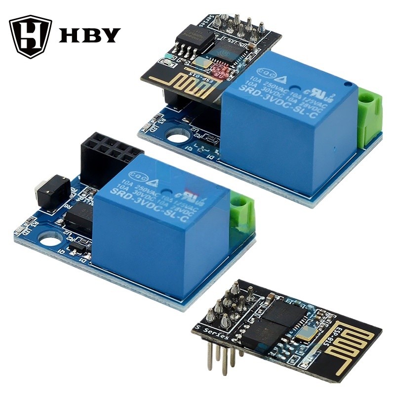 Esp8266 ESP-01 / 01S Mô-đun rơle WIFI 5V Những điều Công tắc điều khiển từ xa nhà thông minh Ứng dụn