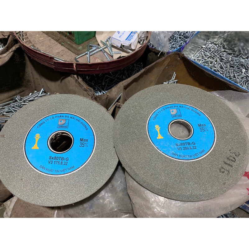 Đá mài lưỡi cưa V3 - Chuyên mài lưỡi cưa - Đá mịn các cỡ 125mm 150mm 175mm 200mm