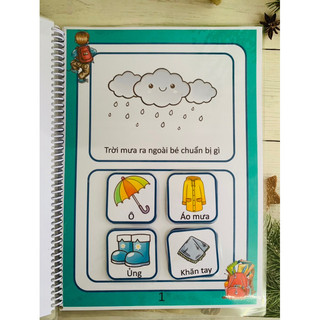 [Autismshop] []Học liệu bé chuẩn bị