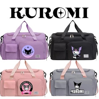 Kuromi Thời Trang In Cầm Tay Một Vai Túi Tập Thể Dục Dung Tích Lớn Hành Lý Thể Thao Kinh Doanh Du Lịch Khoảng Cách Ngắn Túi Du Lịch