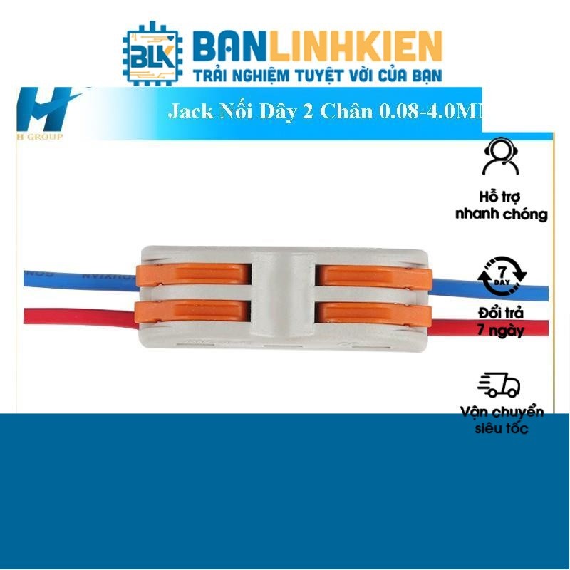 Jack Nối Dây 2 Chân 0.08-4.0MM SPL-2