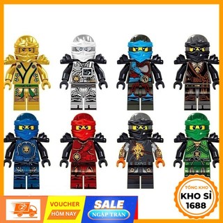  Đồ chơi mô hình nhân vật Ninjago cùng moto 8 mẫu nhân vật đồ chơi 3d cho bé E1160 