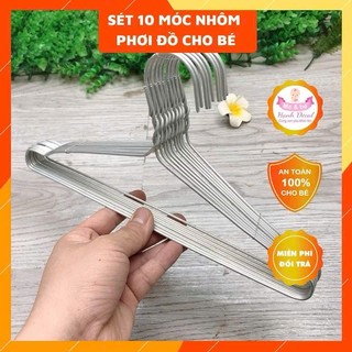 Combo 03 Sét 10 Móc Treo Quần Áo Size 28cm,Móc Phơi Đồ Cho Bé
