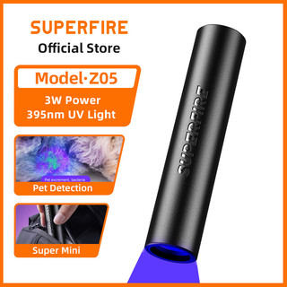 Đèn pin UV SUPERFIRE Z05 3W 395nm - Phát Hiện Vết Bẩn Và Rệp Cho Thú Cưng