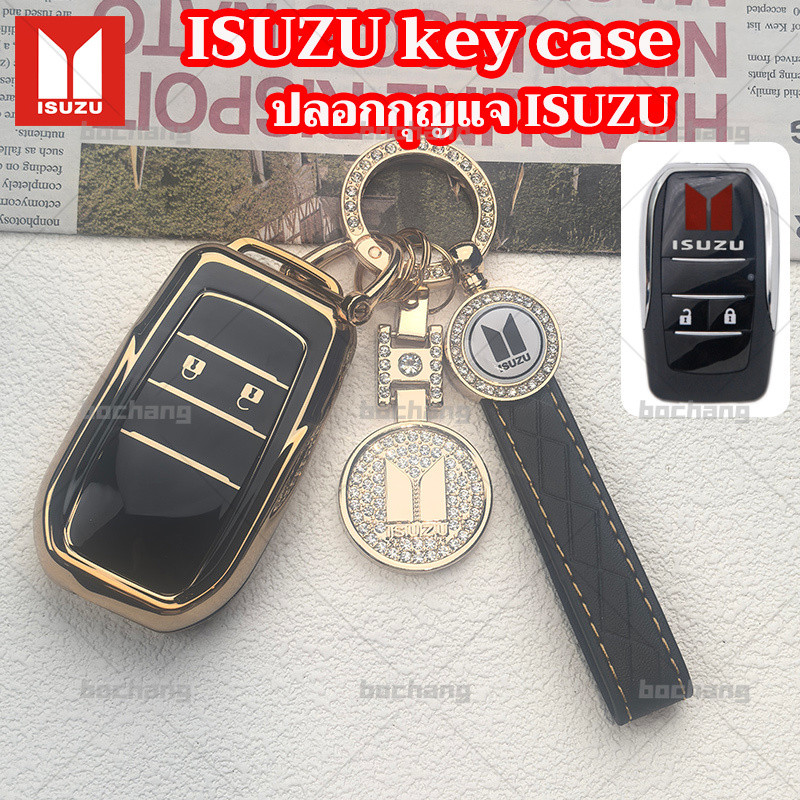 Xe Ô Tô Từ Xa Chìa Khóa Cho ISUZU Mu-7 D-max X-series Mu-x Móc Khóa Isuzu Gấp Chìa Khóa