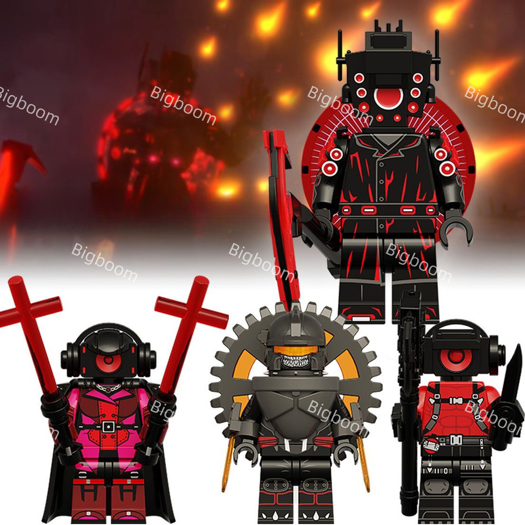 MỚI K2287-K2332 Titan Đồ Chơi Vàng Titans Đồ Chơi Trẻ Em Titan Màn Hình TV Người Loa Khối Xây Dựng Đồ Chơi Trẻ Em