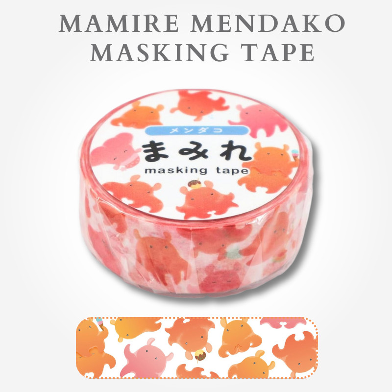 World Craft Mamire Masking Tape Mendako MRMT-009, Japan Diary/ Journal Stationery