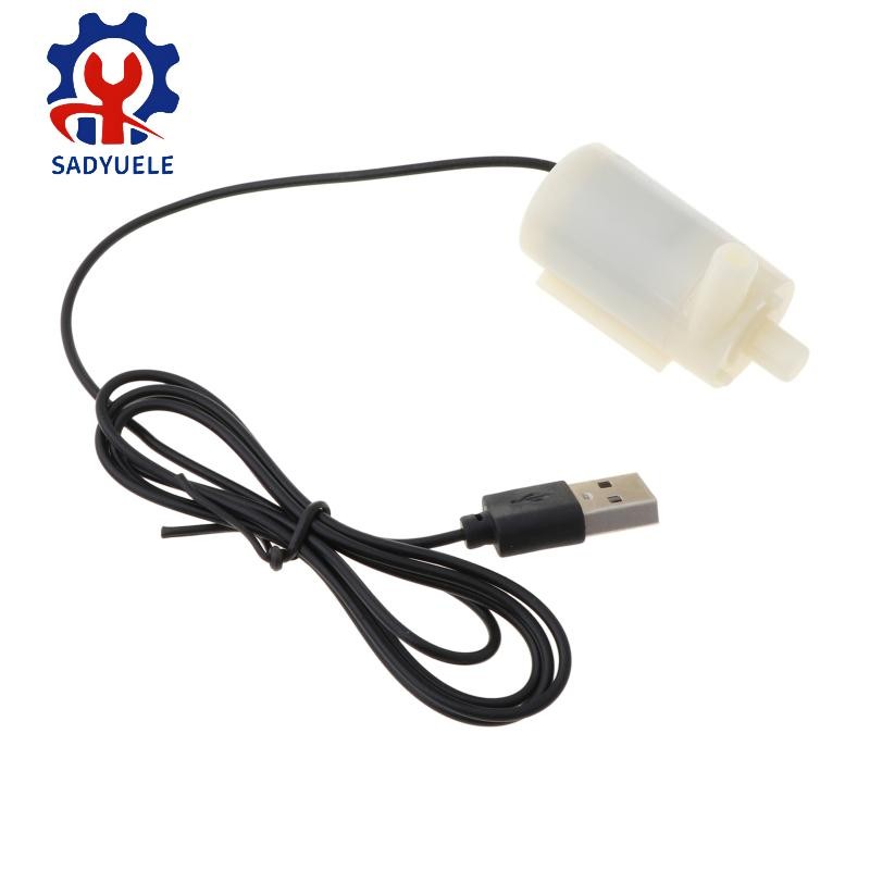 Máy bơm nước động cơ mini SADYUELE Tiếng ồn thấp cho bể cá Đài phun nước bể cá cho bể cá DC Máy bơm 