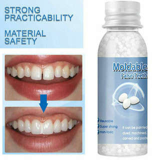 Bán chạy Keo trám tạo hình răng thỏ tức thì Plastic Resin Temporary Tooth Repair Granules Denture Adhesive Teeth Gaps