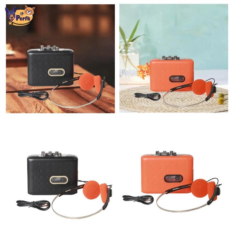 Cassette Tape Player Tape Cassette sang MP3, Hoài Cổ Nhẹ Nhỏ Gọn Với