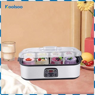 Máy Làm Sữa Chua Chuyên Nghiệp Tự Chế Sữa Chua Đa Năng Gia Đình Tự Động Sữa Chua Máy Thép Không Gỉ Với 8 Lọ Sữa Chua