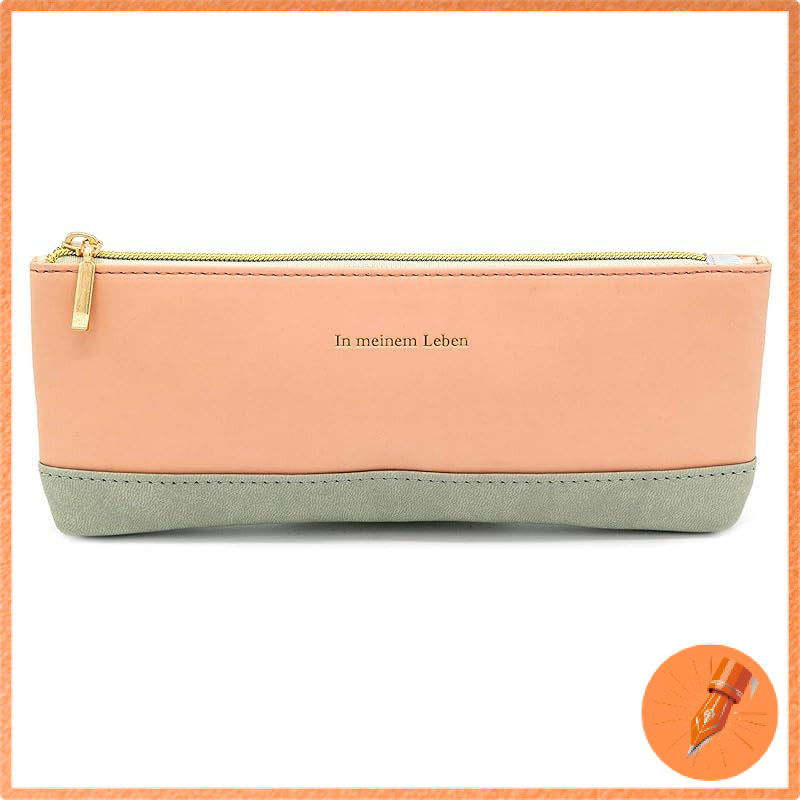 Ladite Zippered Pencil Case Pink