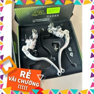 [Phụ Tùng Xe Điện] - [Giá 1 Đôi] Cặp Tay Phanh Dầu AGL Bằng Nhôm Lắp Cho Xe Điện, Xe Máy