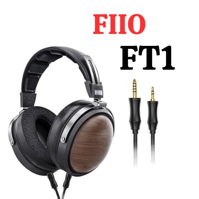 Tai Nghe Fiio FT1 – Chụp Tai HiFi, Vỏ Gỗ Sang Trọng, Dây Tháo Rời 3.5mm