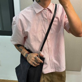  ÁO SƠ MI FORM BOXY VẢI OXFORD CAO CẤP MÀU HỒNG SỌC TRẮNG  MÃ 578 