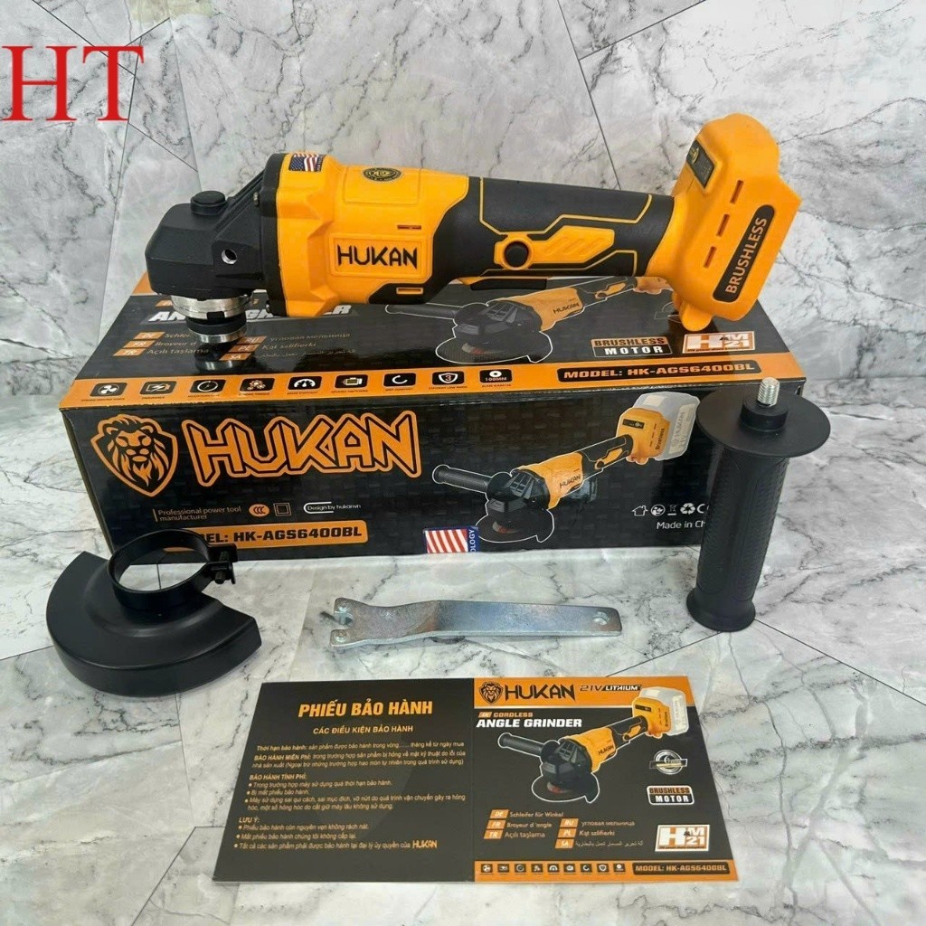 ( THÂN MÁY) Máy mài pi.m Hukan 6400BL. 3 cấp chỉnh tốc CHÂN pi.m PHỔ THÔNG Máy xây dựng HT