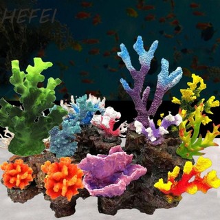 HEFEI San Hô Reef Nhựa 1 Cái Cho Cá Trang Trí Mô Phỏng Dưới Nước Sống Động Như Thật Cây Bể Cá