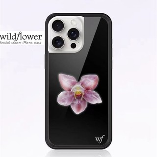 Wildflower Orchid wf Ốp lưng iPhone 17 17Pro Air 16 16Pro 15 14 13 12 Pro Max Acrylic Cứng Vỏ Chống Sốc Ốp Lưng