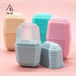 Skjk Ice Roller cho mắt, Khuôn làm đá viên silicon trị liệu lạnh bằng silicon, Làm đẹp Giảm bọng mắt Nâng đường viền mặt Contour Quả cầu Massage đá Con lăn Dụng cụ chăm sóc da