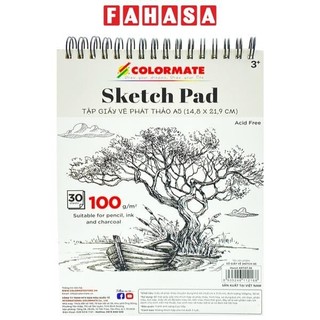 Tập Giấy Vẽ Phác Thảo Khổ A5