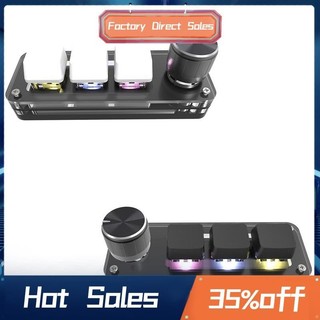 3 phím Núm RGB Bàn phím chơi game Bàn phím lập trình Bàn phím cơ Mini Bàn phím cơ tùy chỉnh Bàn phím Macro