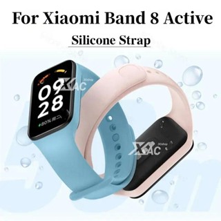 Dây đeo cho Xiaomi Smart Band 8 active Vòng tay Phụ kiện Dây đeo cổ tay silicon Dây đeo đồng hồ correa MiBand 8 dây đeo hoạt động