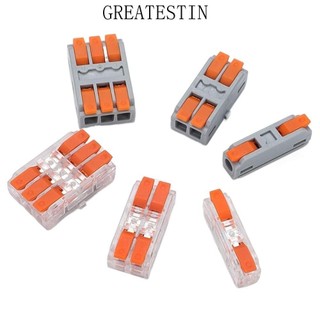 Đầu nối dây GREATSKSS, Khối đầu cuối nhanh Mini đa năng, Đầu nối cáp điện nhanh Đầu nối điện nhỏ gọn