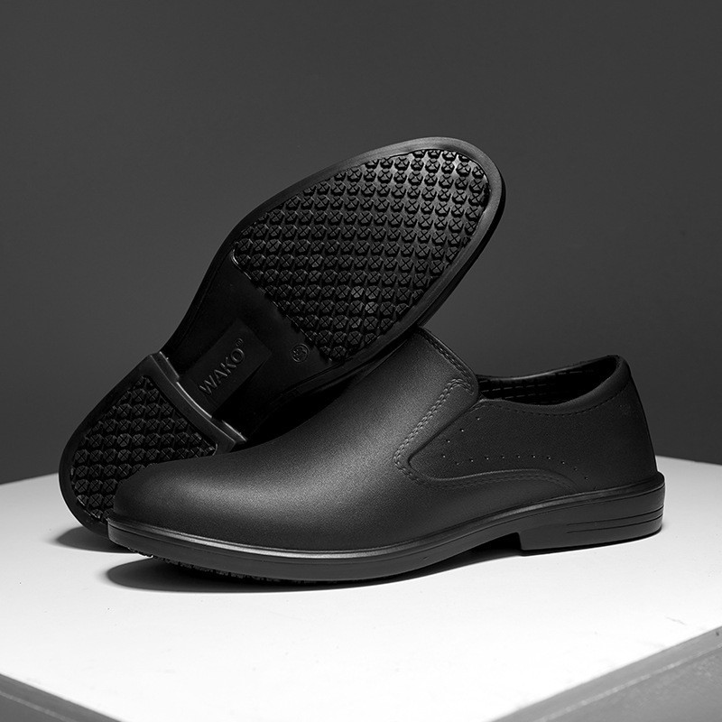 Wako Dép Nam Đầu Bếp Giày Chống Trơn Trượt Giày An Toàn EVA Nhẹ Nhà Bếp Giày Đi Làm Đầu Bếp Căng Tin