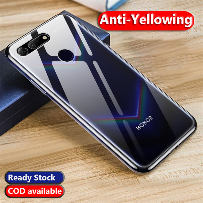 Ốp lưng chống sốc Huawei Honor View 20 PCT-AL10 PCT-TL10 PCT-L29 Ốp lưng cao su mềm pha lê trong suố