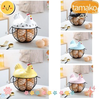 Giỏ đựng trứng TAMAKO Khay đựng trứng gà sắt sáng tạo
