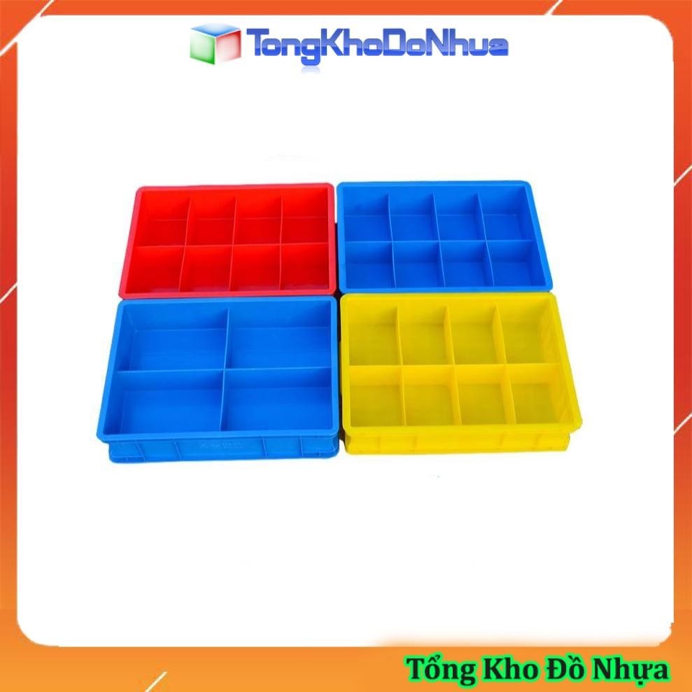 Khay Nhựa nhiều ngăn đựng dụng cụ đa năng , linh kiện ốc vít nuôi cá nhiều có nhiều kích thước lựa c